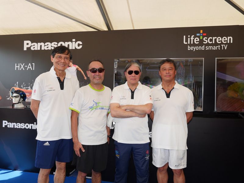(From the left) Mr Pang Chung, Honorary Advisor of the Federation, Mr David Mong, Chairman and Group CEO of Shun Hing Group, Mr Timothy Fok, President of the Federation, Mr Ronnie Wong, Secretary General of the Federation